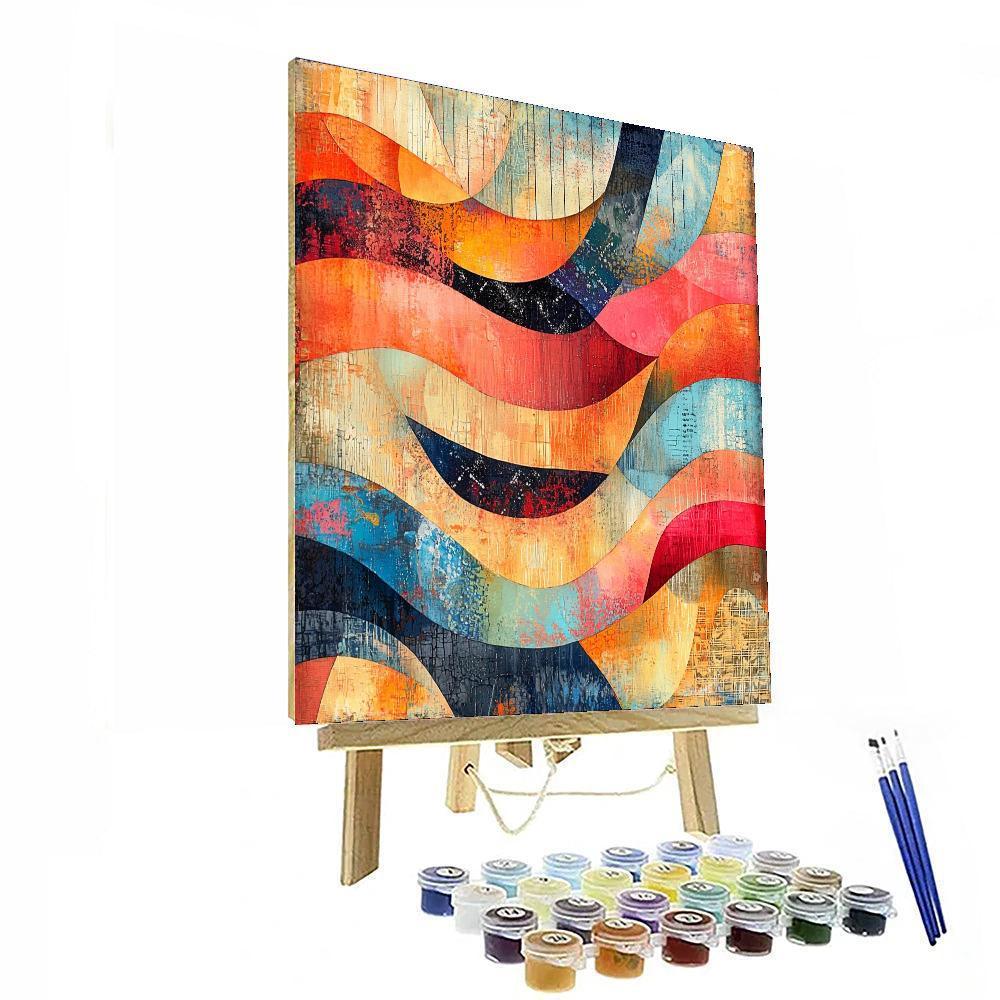 Paul Klee Inspired Symphony Of Shapes  Painting By Numbers Kit