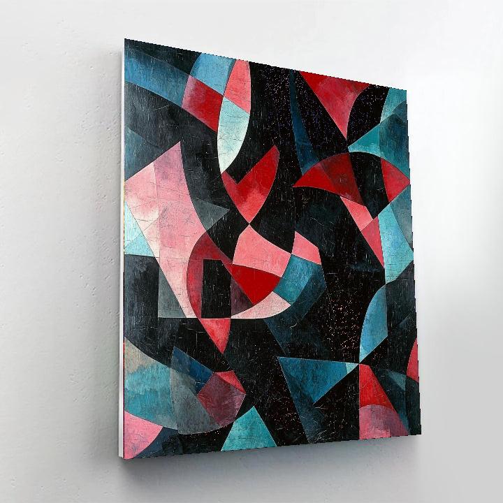 Kazimir Malevich Inspired Abstract Dimensions  Paint By Numbers