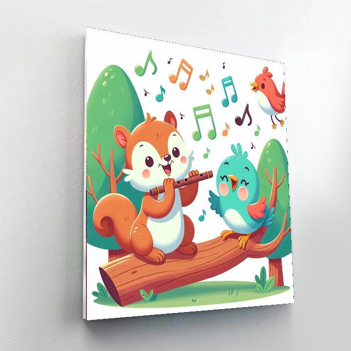 Wondrous Woodland Symphony Paint By Color