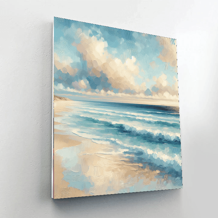 Ethereal Ocean Breeze Painting Number Kit