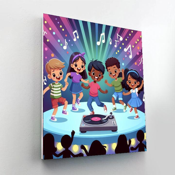 Funky Dance Party Paint By Numbers Kits