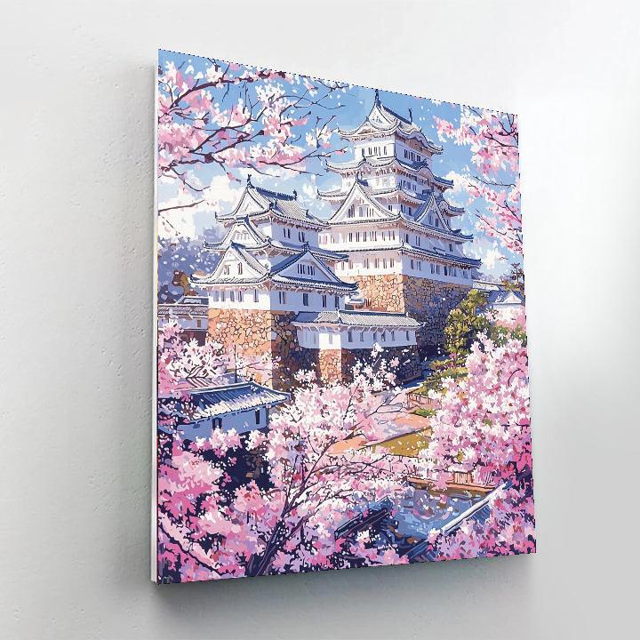 Himeji Castle Painting Number Kit