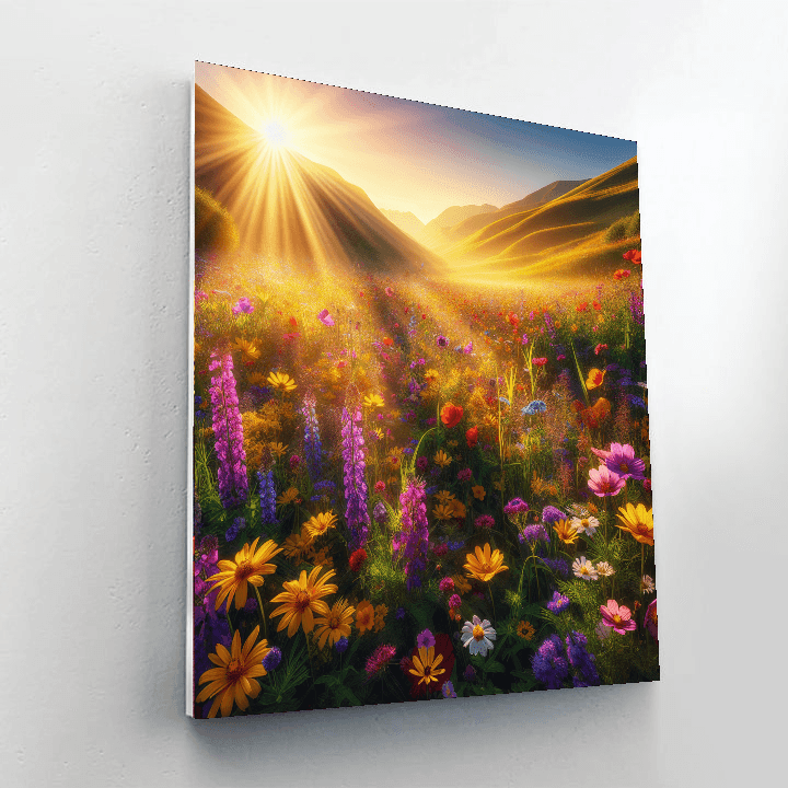 Wildflower Meadow Reverie Numbered Painting Kits
