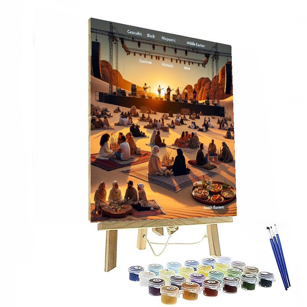 Festival Of The Desert - Usa Painting Number Kit