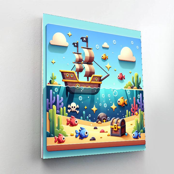 Ocean Treasure Adventure Paint By Numbers Kits