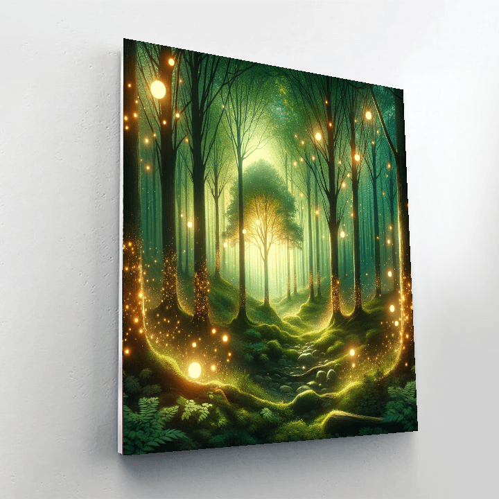 Magical Fairy Lights DIY Paint By Numbers