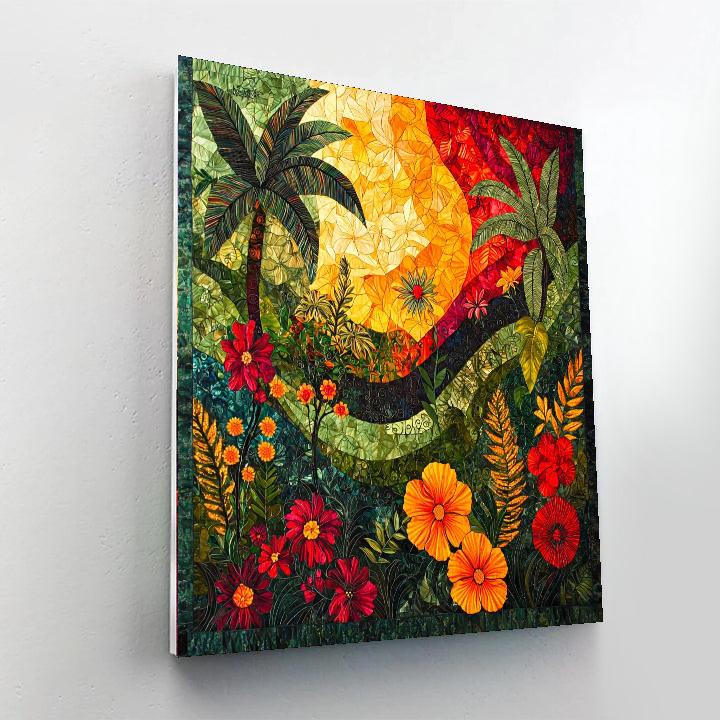 Frida Kahlo Inspired Nature's Soul Reflection  Painting By Numbers Kit