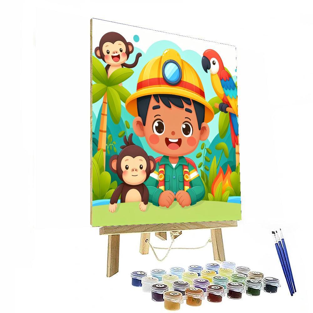 Jungle Rescue Mission Paint By Color