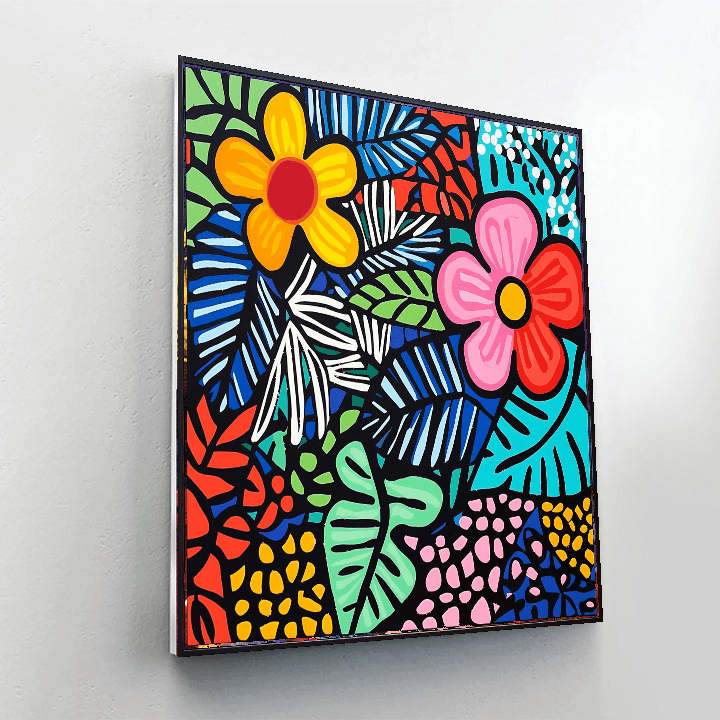 Keith Haring Inspired Nature's Dance  Paint By Numbers Kits