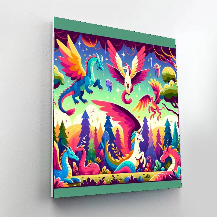 Mythical Beasts Quest Paint By Number