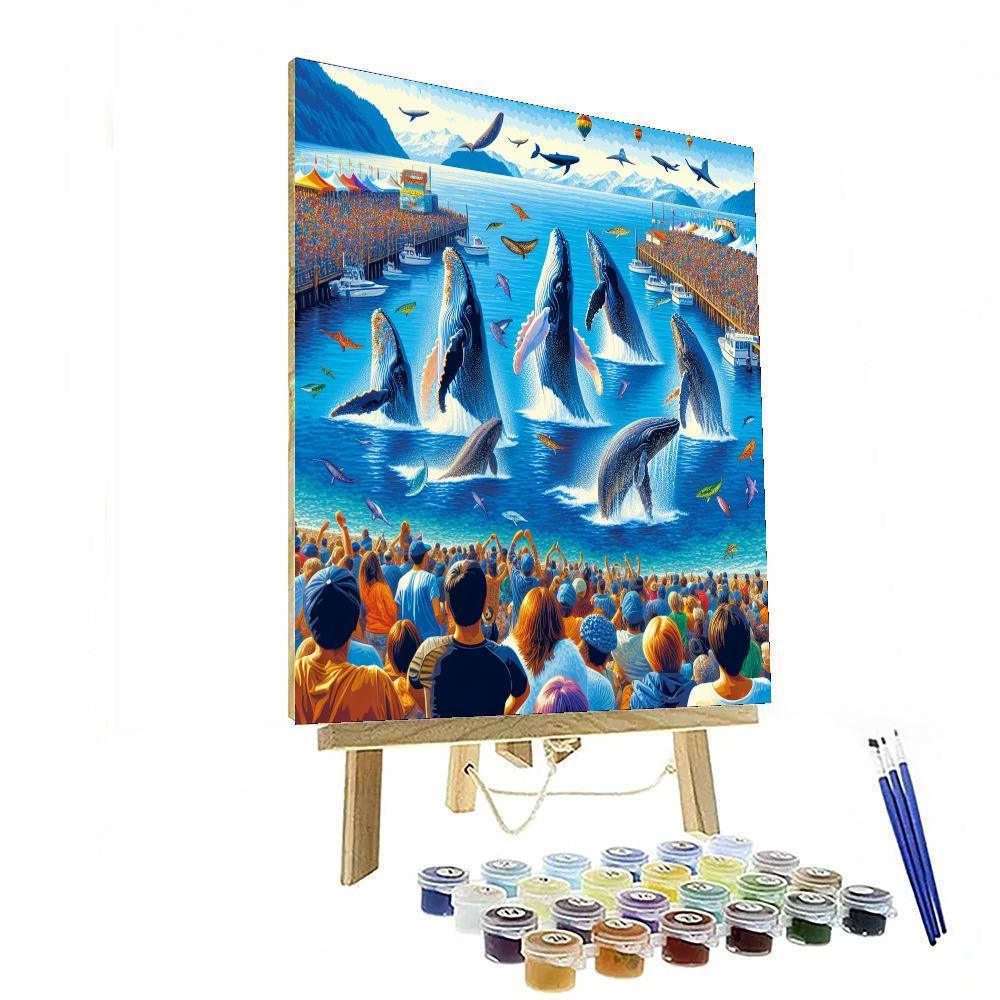 Whale Festival - South Africa Number Painting
