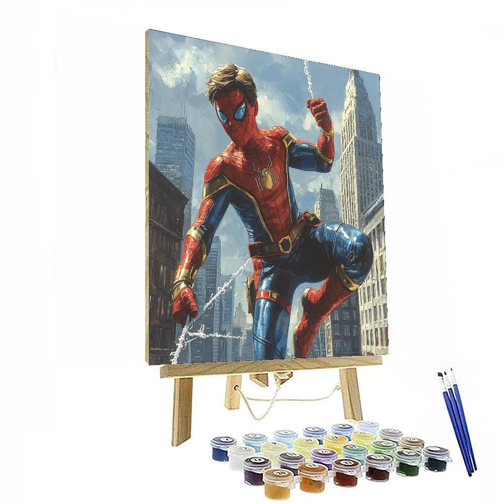 Tom Holland: The Web-slinger Of Dreams Numbered Painting Kits
