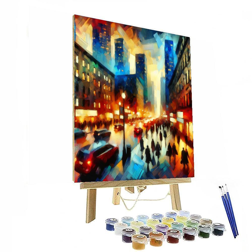 Urban Jazz Rhythm Painting Number Kit