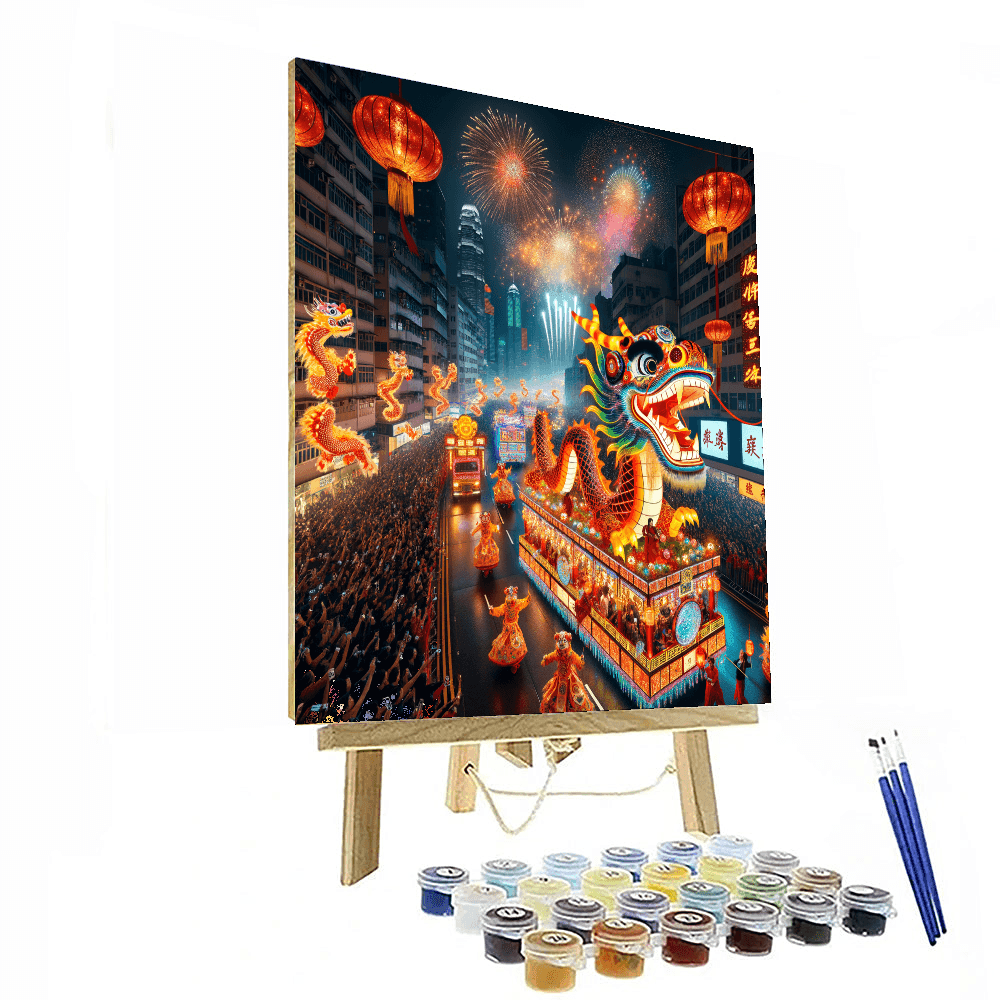 Chinese New Year - Hong Kong Paint By Numbers