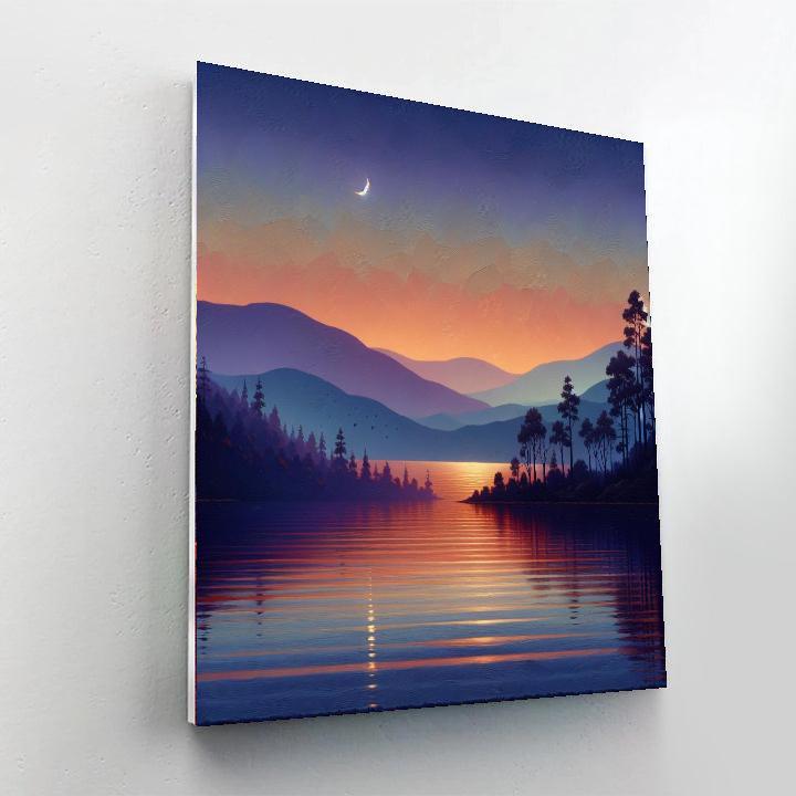 Quiet Reflection At Dusk Paint By Number