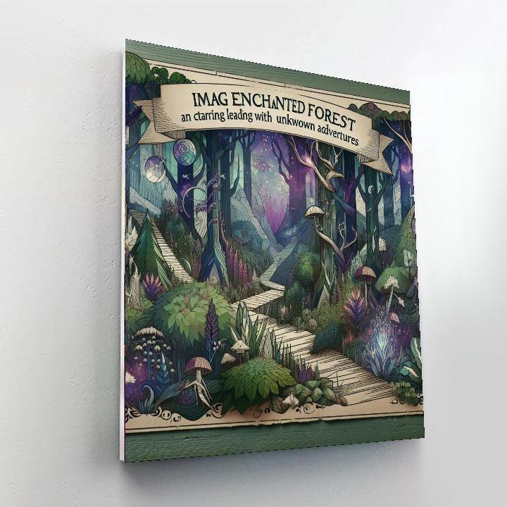 Fantasy Forest Gateway Paint By Numbers