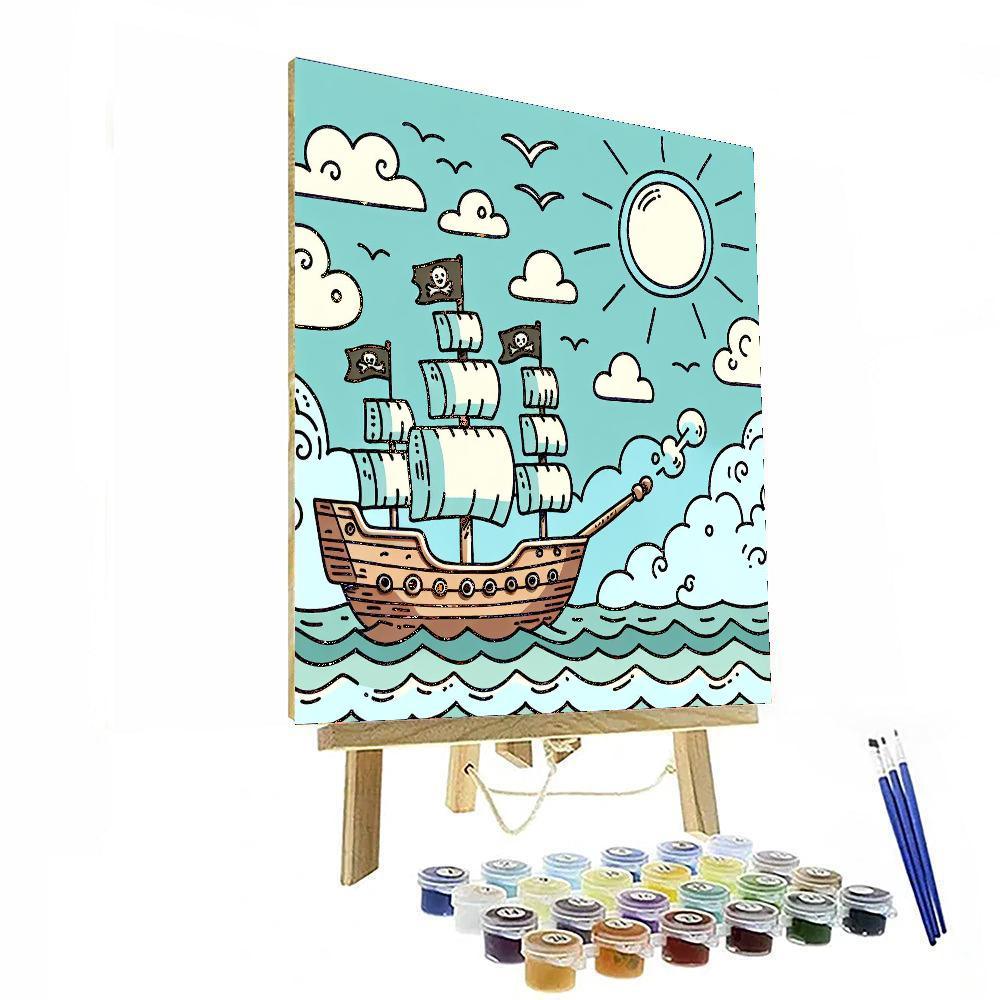 Pirate's Life DIY Paint By Numbers