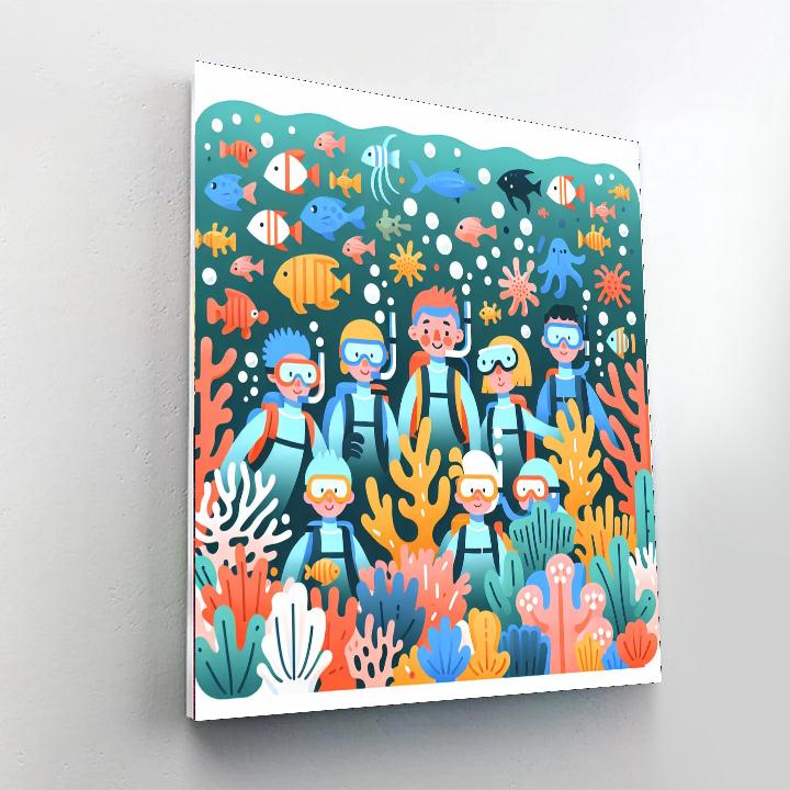 Deep Sea Explorers Paint By Numbers