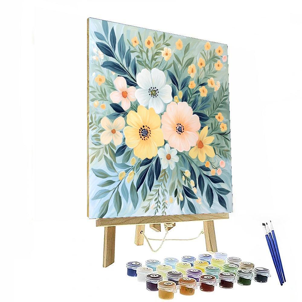 Frida Kahlo Inspired Woven Whispers Of Nature  Painting By Numbers Kit