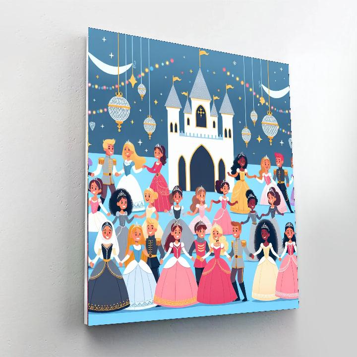 Festive Fairytale Ball Paint By Number