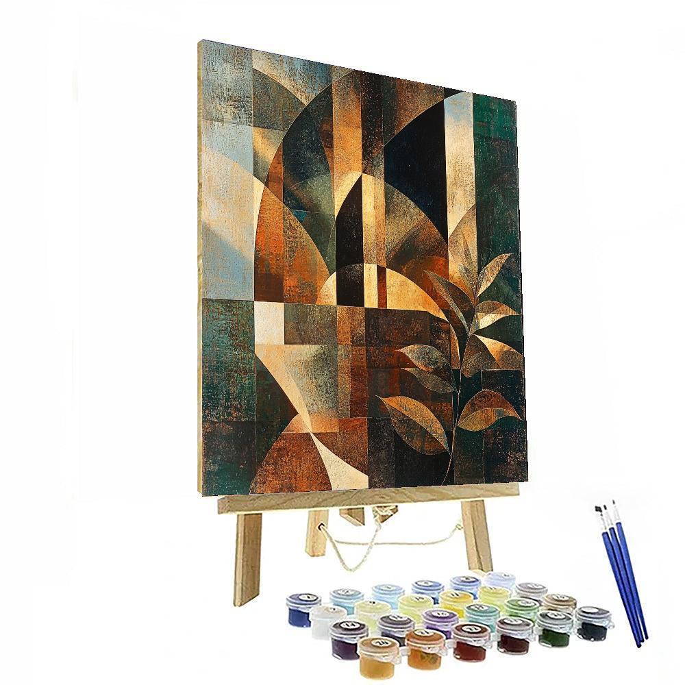 Nandalal Bose Inspired Ancient Roots  Painting Number Kit