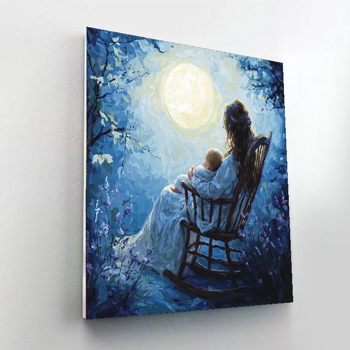 Heartfelt Lullaby Number Painting