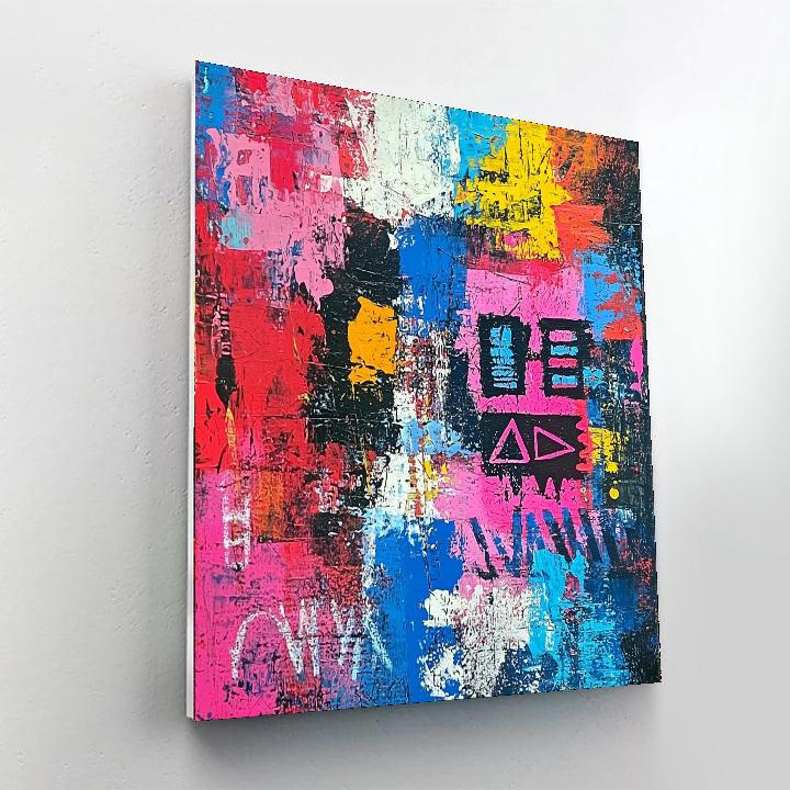 Jean-Michel Basquiat Inspired Rituals Of Thought  Paint By Numbers Kits