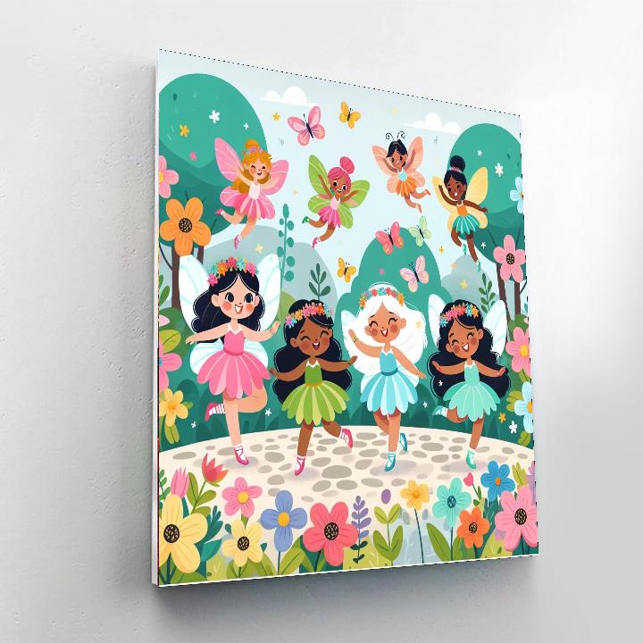 Adventure In The Enchanted Garden Paint By Numbers