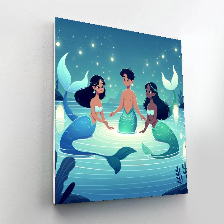 Enchanted Lagoon Legends Paint By Color