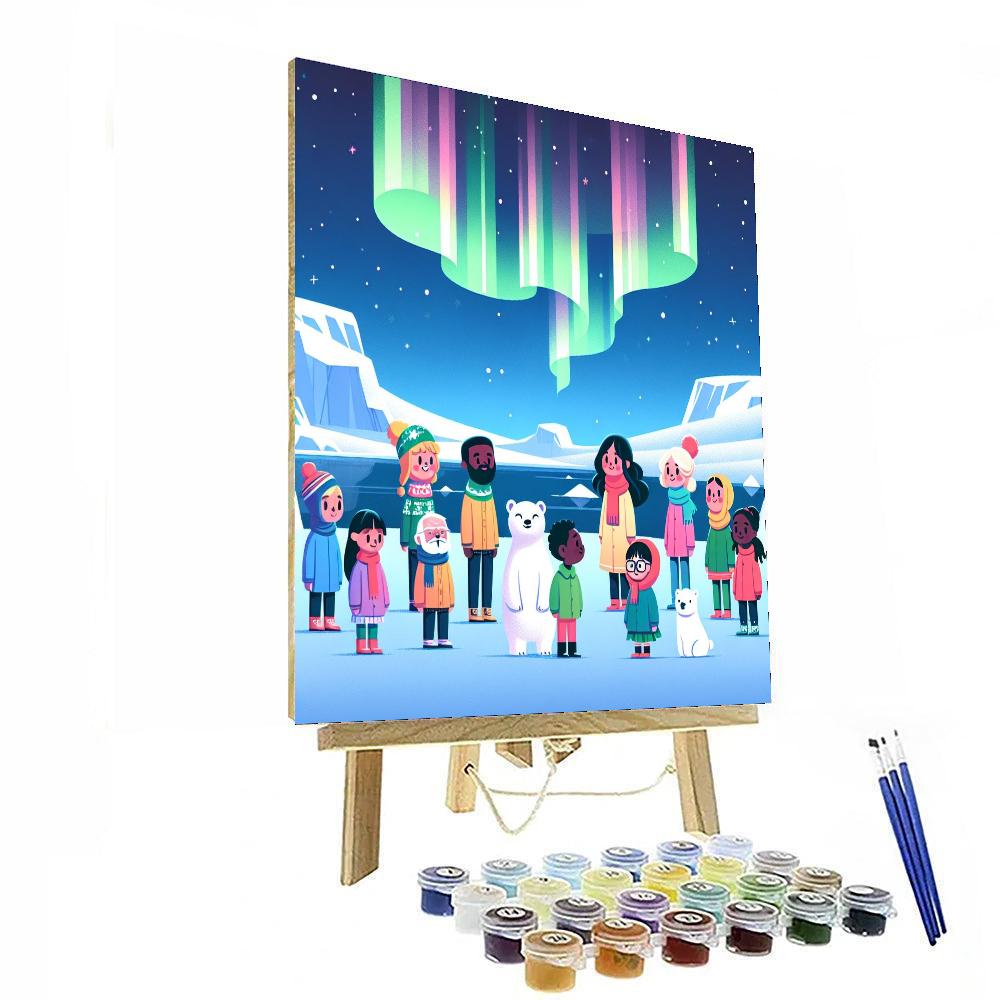 Aurora Arctic Auroras Numbered Painting Kits