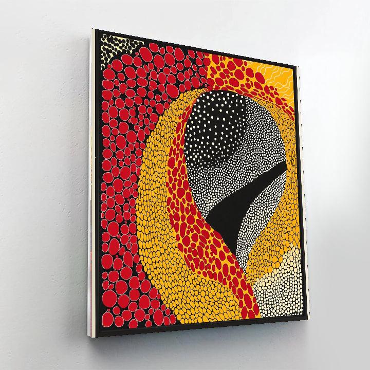 Yayoi Kusama Inspired Abstract Continuum  Paint By Numbers