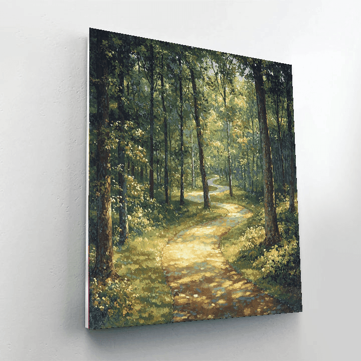 John Constable Inspired Whispering Forest Path  Painting By Numbers Kit