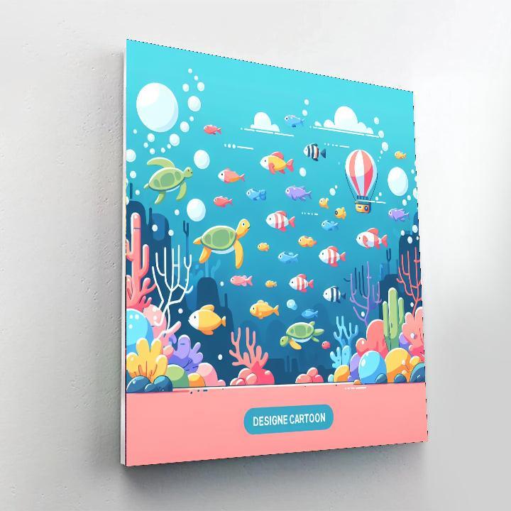 Underwater Adventure Expedition Paint By Number