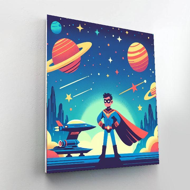 Galaxy Hero Adventure Numbered Painting Kits