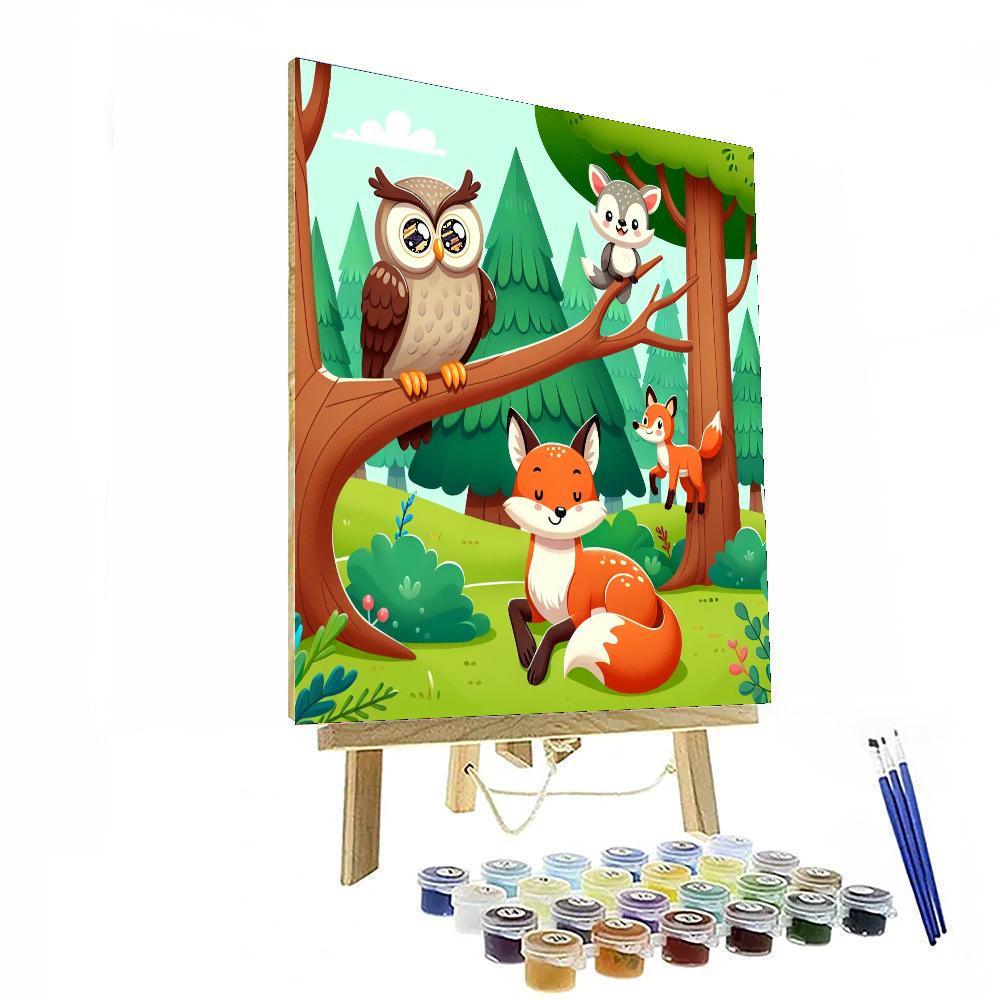 Adventures Of The Forest Friends Paint By Number