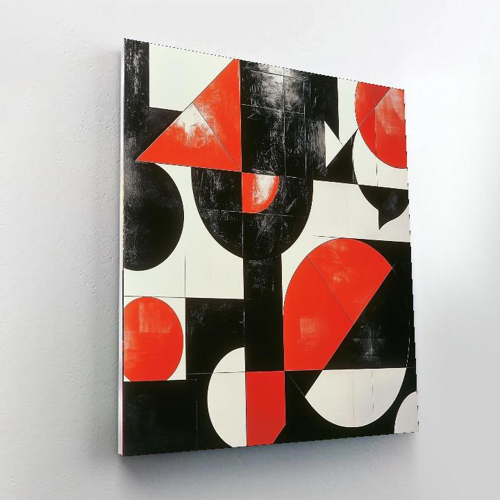 Kazimir Malevich Inspired Transcendent Shapes  Paint By Color