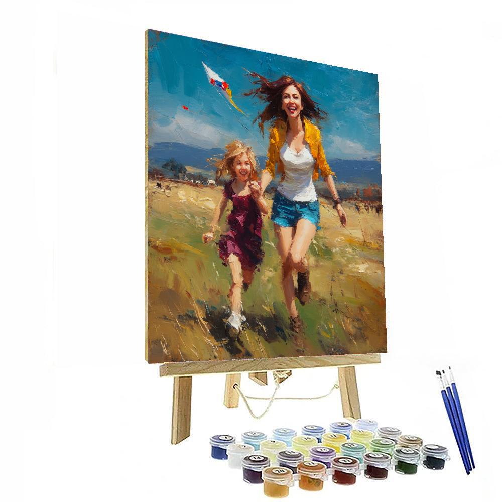 Kite Flying In The Breeze Paint By Number