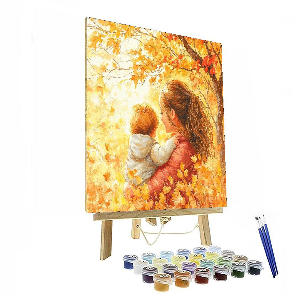 Mom's Encouraging Embrace Numbered Painting Kits