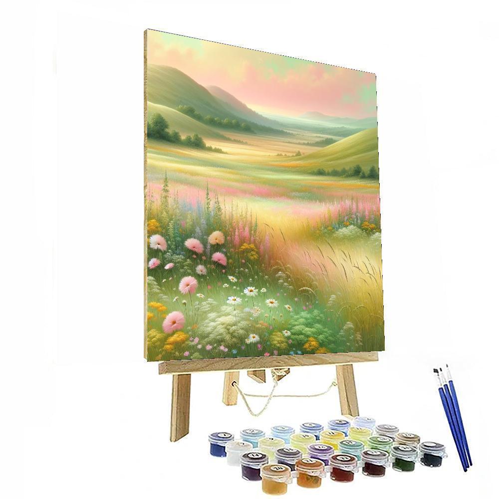 Pastel Meadows Paint By Number