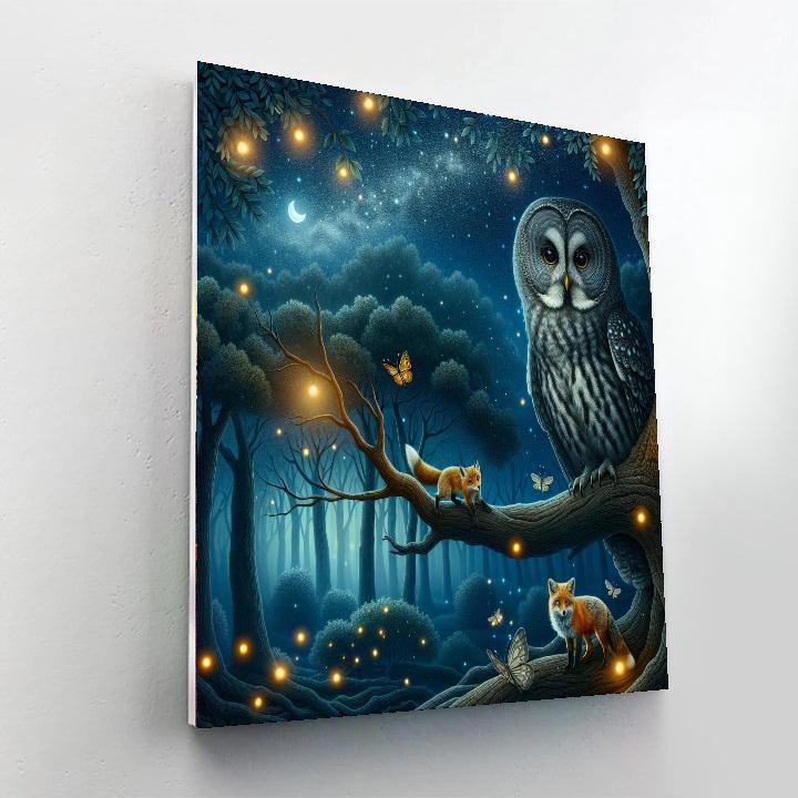 Mystical Creatures Of The Night Paint By Number