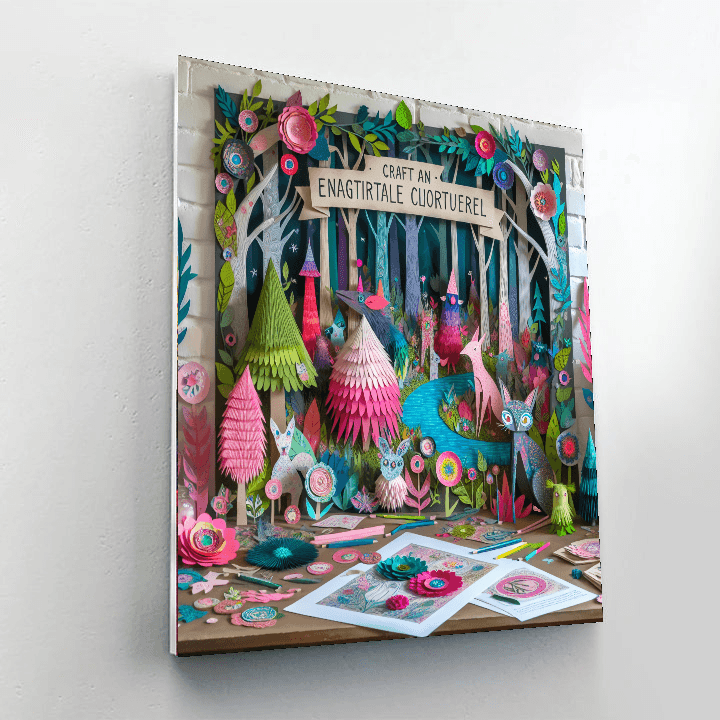 Fairytale Woodland Painting By Numbers Kit