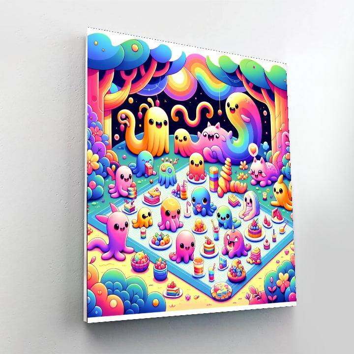 Mysterious Monsters Paint By Number