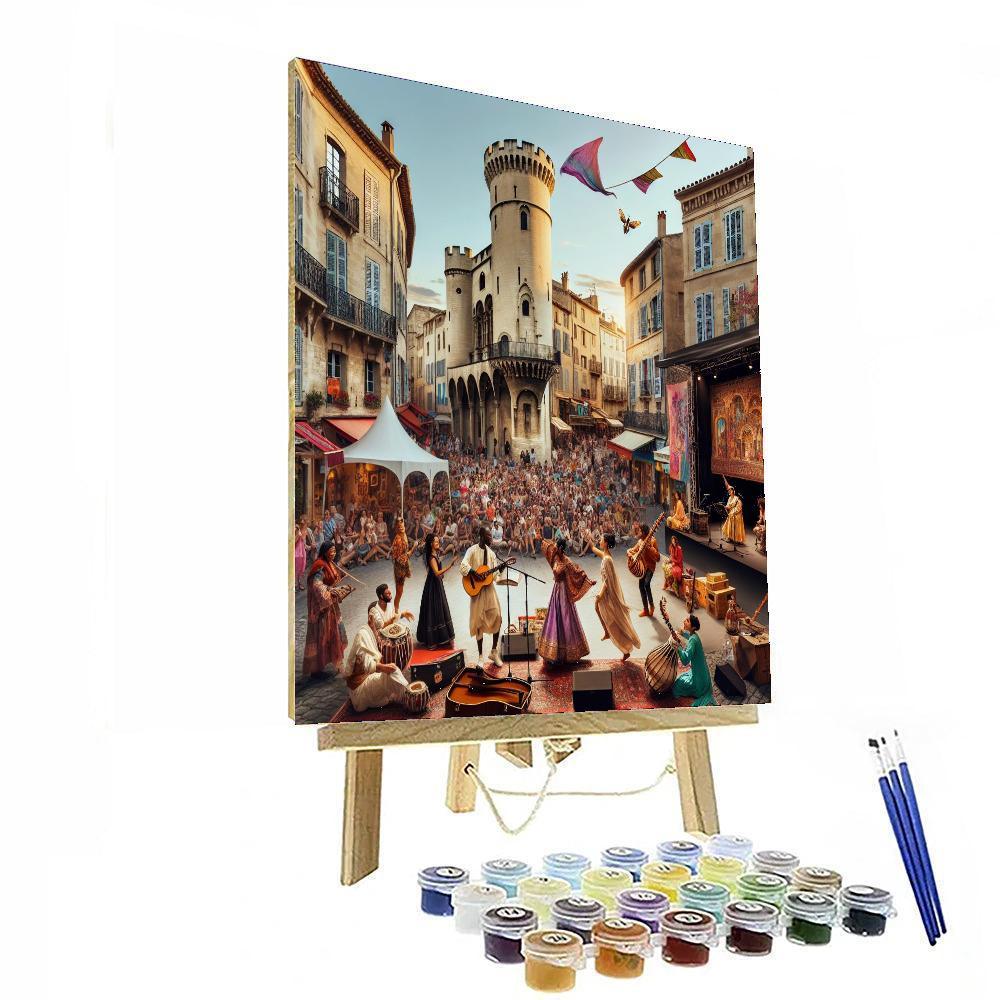 Festival D'avignon - Avignon Paint By Numbers Kits