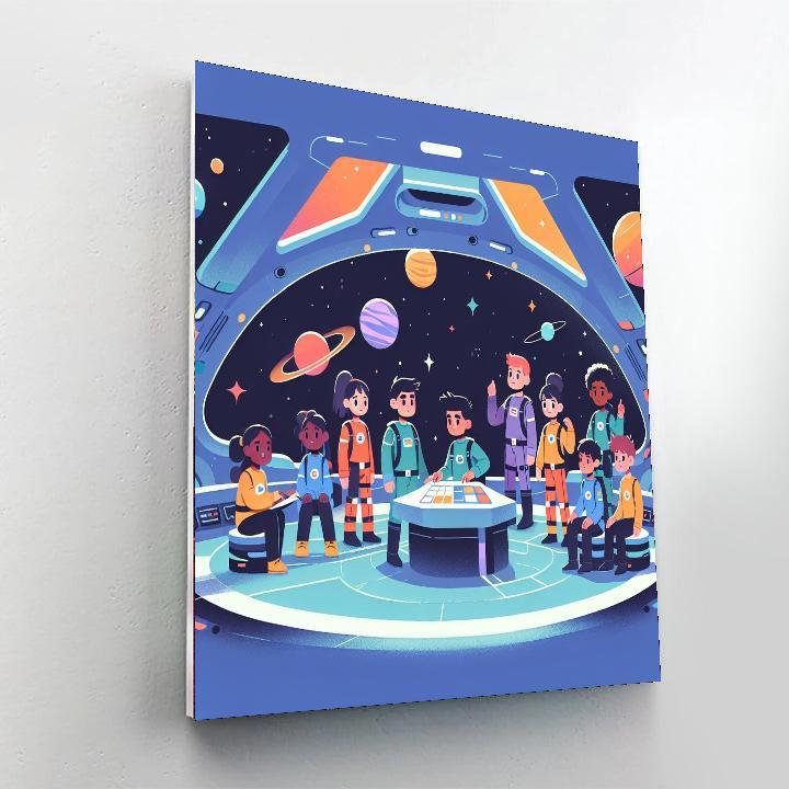 Galactic Guardian Adventures Number Painting