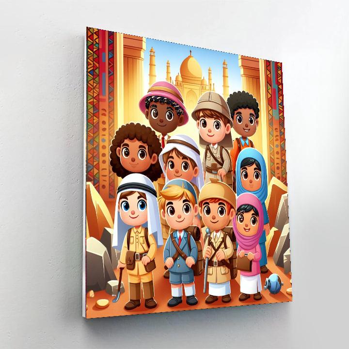Historic Adventure Paint By Numbers Art