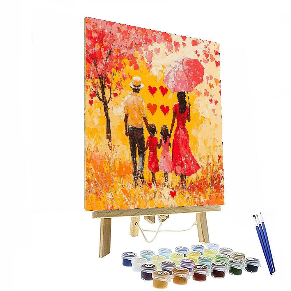 The Heart Of The Family Painting By Numbers Kit
