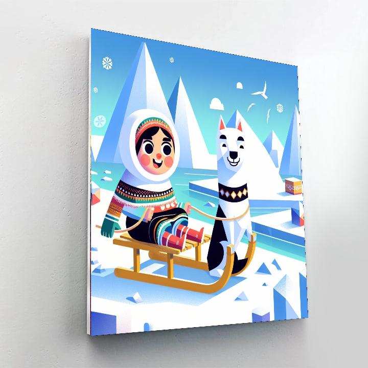 Arctic Adventure Journey Painting Number Kit