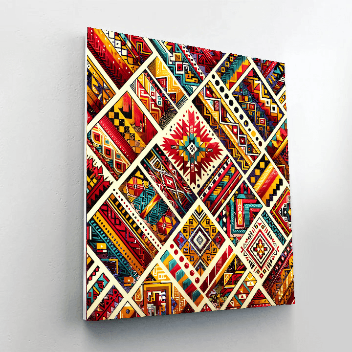 Bold Tribal Patterns Paint By Color