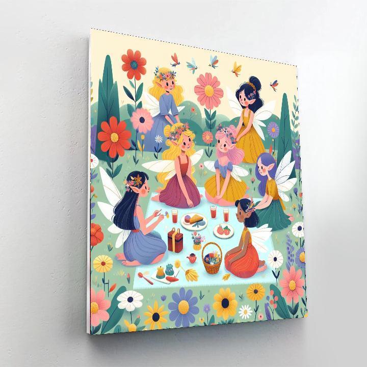Fairy Garden Picnic Paint By Numbers Kits