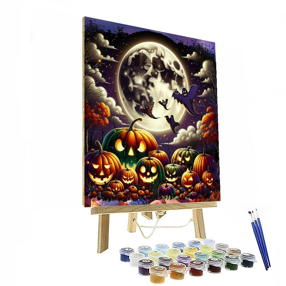 Halloween Spooky Delight Painting By Numbers Kit